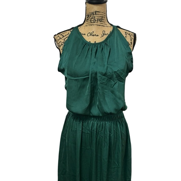 Shebird The Emma One & Done Satin Bra Dress Emerald Green Size 5 Medium/Large - Picture 3 of 9